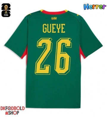 Senegal Pape Gueye #26 Udebanetrøje VM 2026 Kort ærmer